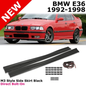 For BMW E36 3-Series 1992-1998 PP Euro M-Tech M3 Style Side Skirts Body Kit - Bild 1 von 4
