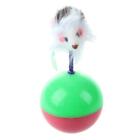 Funny Kids Cute Pet  Kitten Training Play Toy Mice Mouse Tumbler Ball U6H24147