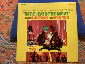 IN THE HEAT OF THE NIGHT SOUNDTRACK,QUINCY JONES,RAY CHARLES,EXC COND/FREE P & H - Picture 1 of 11