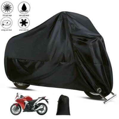 XXL Impermeable Motocicleta Cubierta Lluvia Polvo Para Honda Shadow Spirit VT 1100 750 EE. UU. Foto 1 de 4