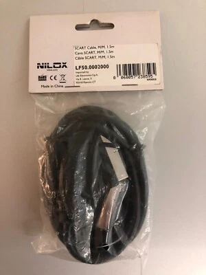 Cavo Scart - Scart 21 Poli M-M Maschio Maschio Presa Euroconnettore 1,5 metri - Immagine 1 di 2