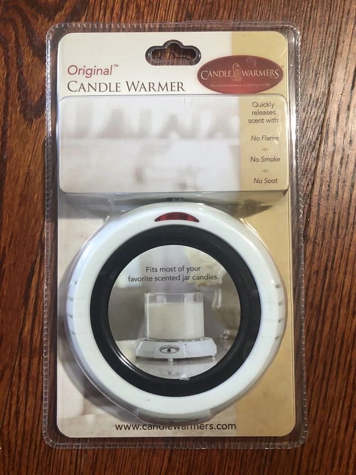 Candle Warmers Original Electric Warming Plate Pad for Jar Candles White Safe W3