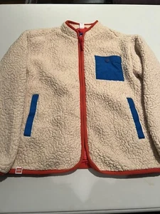 Lego by Target Sherpa Jacket Coat Size Youth Small S Lego Play Beige - Picture 1 of 5
