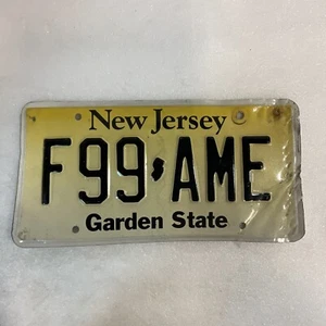New Jersey License Plate F99AME Garden State GnusedTools - Picture 1 of 10
