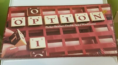 Vintage OPTION Double-Sided Word Game Board Game 1983- Sealed BRAND NEW - Image 1 of 4