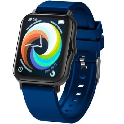Smart Watch Android Fitness Tracker Heart Rate Sleep Monitor Blue VVPV P8 - Image 1 of 3