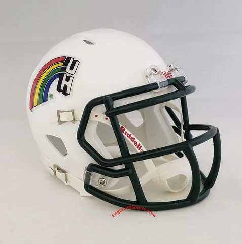 Hawaii Warriors Riddell Speed Mini Helmet - Retro Style Cover