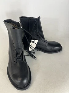 Stivali da combattimento vintage 1992 Wolverine World Wide neri USA militare Vibram taglia 9 R - Foto 1 di 8