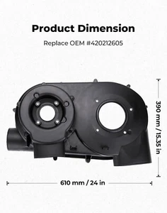 KEMIMOTO X3 Inner Clutch Cover Can AM Maverick X3 XDS XRS CVT 2017-21 - Picture 1 of 7