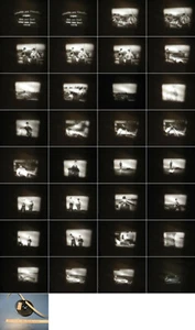 8 mm Film Dick u.Doof fallen vom Dach.Globus Filmrolle.Antique 8 mm Films - Imagen 1 de 1