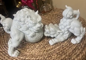 Coppia di cani vintage Celadon Foo, Andrea di Sadek - Foto 1 di 9