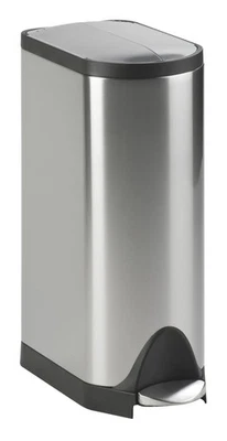 Tritt-Mülleimer Butterfly 45 Liter, Simplehuman, Matt Edelstahl - Bild 1 von 3