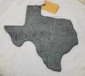 Tabla de queso de pizarra en forma de Texas, ver descripción - Imagen 1 de 5