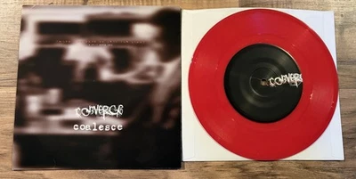 Converge / Coalesce Among The Dead We Pray For Light Red 7” Vinyl Rare OOP - Image 1 of 2