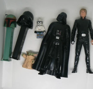 Lot of 6 Star Wars Collectibles & Action Figures - Picture 1 of 3