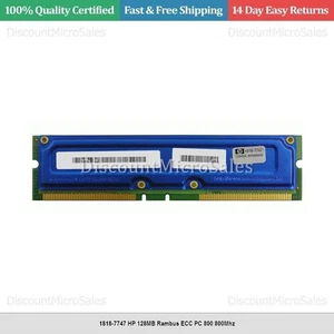1818-7747 HP 128MB Rambus ECC PC 800 800Mhz - Picture 1 of 1