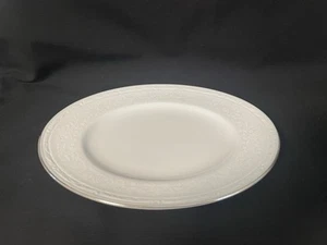 Noritake White Scapes Whitecliff Platinum 8.5” Platter - Picture 1 of 12