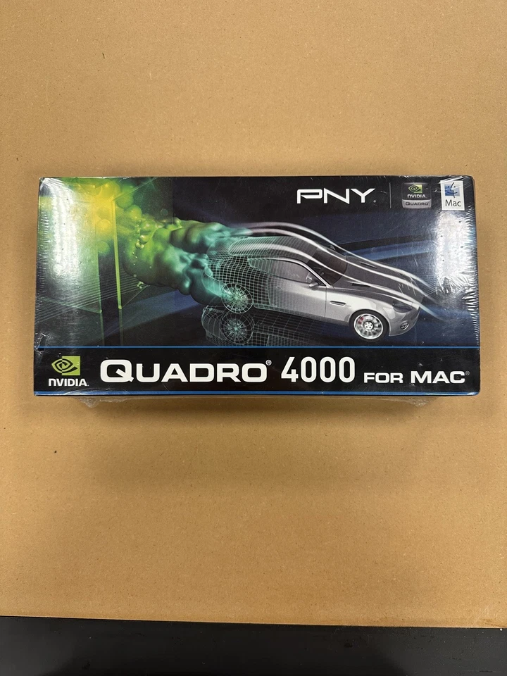 Nvidia Quadro 4000 for Mac Graphics Card 2GB GDDR5 PCIe 3.0 x16 SEALED IN BOX - Image 1 of 2