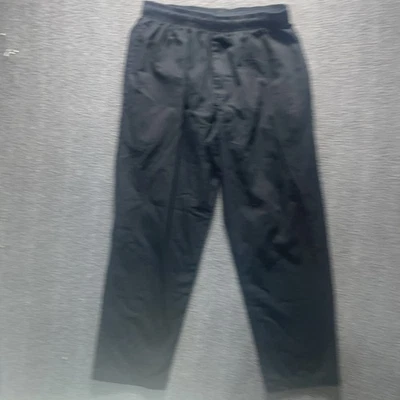 Chef Works Pants Mens XL Black Elastic Waist Drawstring Employee Jan 2019 - Image 1 of 4
