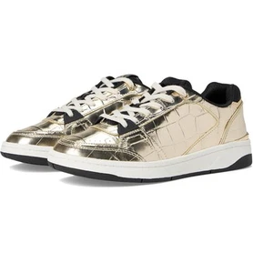 Michael Kors Rebel Sneakers Women's US 10 Pale Gold Lifestyle Shoes - Picture 1 of 7