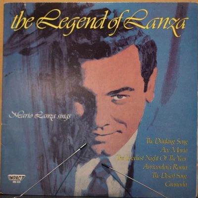 MARIO LANZA - THE LEGEND OF LANZA - Vinyl LP - Impact - 1968 VG FREE POST (3044) - Image 1 of 4