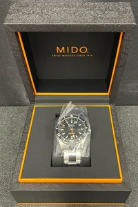 Orologio Uomo Mido Ocean Star Automatico Quadrante Nero GMT Swiss Made M0266291105101 - Foto 1 di 17