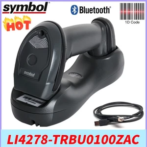 Zebra Symbol LI4278-TRBU0100ZAC Drahtloser Bluetooth Barcode Scanner mit Wiege - Picture 1 of 11