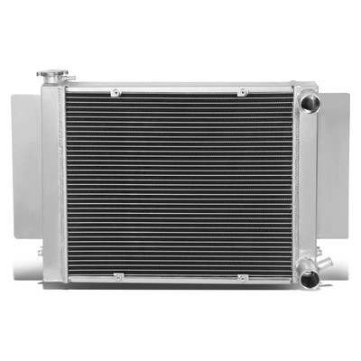 For 79-82 Mazda RX2 RX3 RX4 RX7 1.1/1.3 R2 Full Aluminum 3-Row Racing Radiator - Image 1 of 4