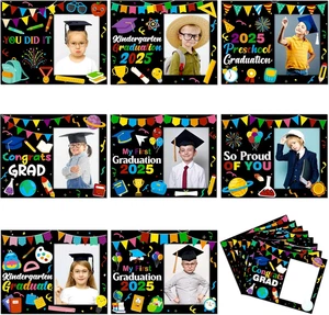 50 Piezas Regalos de Graduación de Jardín de Infantes para Niños - Preescolar Hágalo Usted Mismo Marco de Fotos Artesanía - Imagen 1 de 7