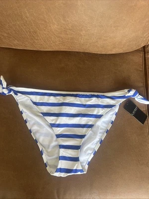 Lauren Ralph Lauren Women's Swim Bottoms Side-Tie Striped Size 14 NWT - Image 1 of 4