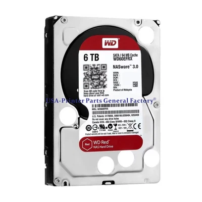 Fits For WD60EFRX WD Red 3.5" 6TB NAS ware 3.0 68L0BN1 68MYMN1 SATA 64MB HDD - Image 1 of 3