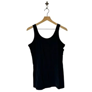 Lucy Activewear Black Tank Top Size Large Scoop Neck Sleeveless - Picture 1 of 6