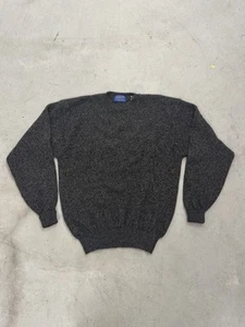 Pendleton Shetland Wool Sweater Men Large Normcore Multicolor Crewneck Fisherman - Picture 1 of 4