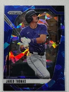Panini Prizm Jared Thomas 2025 Blue Ice Colorado Rockies - Imagen 1 de 2