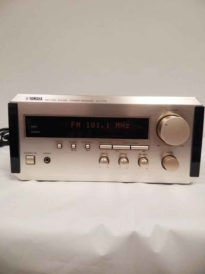 Yamaha  Natural Sound Stereo Receiver  RX-E100  - Image 1 of 4