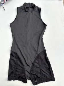 Black slim fit women jumpsuit romper sleeveless, back zip - Picture 1 of 3