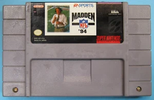 Madden NFL 94 (Super Nintendo Entertainment System, 1993) Cartridge Only - Picture 1 of 2