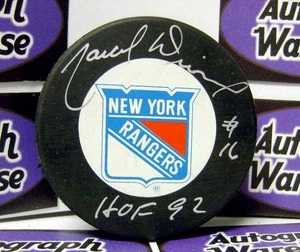 Marcel Dionne autographed Hockey Puck inscribed HOF 92 (New York Rangers) Cube - Picture 1 of 3