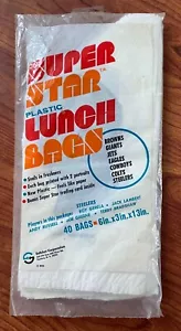 Vintage 1976 NFL Super Star Lunch Bags Roy Gerela Rusty Staub - unbenutzt & versiegelt - Bild 1 von 2