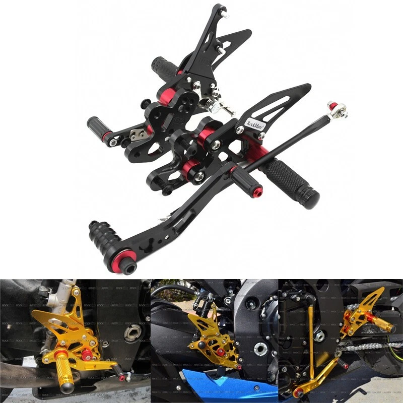 Para SUZUKI GSXR 600 GSXR 750 11-24 estriberas GP pedal cambio reposapiés trasero Foto 1 de 4