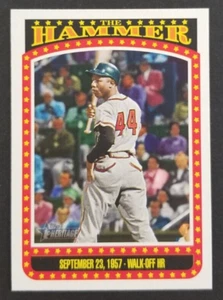 Tarjeta de béisbol Hank Aaron 2023 Topps Heritage #3 (NM) - Imagen 1 de 2