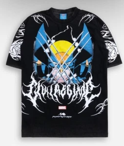 Civil Regime x Wolverine Metal Core Oversized Tee Vintage Black Size M - Picture 1 of 2