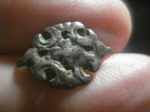 IMPRESIONANTE ANTIGUO TIEMPO DE LOS CRUZADOS EUROPEOS - ANILLO - CABALLEROS TEMPLARIOS - ESTERLINA MEDIEVAL - Imagen 1 de 3