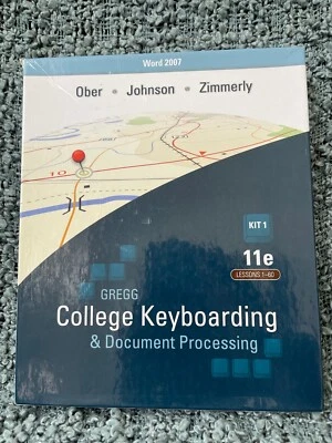 College Keyboarding and Document Processing by Scot Ober 2010, Spiral / Spiral - Image 1 of 4