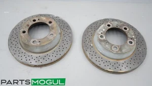 05-12 Porsche Boxster Cayman 911 987 Rear Disc Brake Rotor Set Oem - Picture 1 of 7