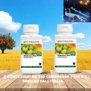 2 X CONFEZIONI Vitamina C Plus NUTRILITE 180 COMPRESSE difese immunitarie ITALI - Imagen 1 de 3