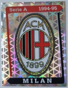 PANINI CALCIATORI 1994-95 1995 - SCUDETTO MILAN N. 201 con velina - ESAURITA - Foto 1 di 2