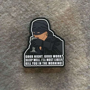 Princess Bride Dead Pirate Roberts Good Night PVC Patch - Picture 1 of 1
