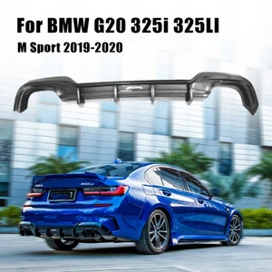 1Pc AKASAKA Black Rear Diffuser Lip Kit For BMW G20 325i 325LI M Sport 2019-2020 - Picture 1 of 11