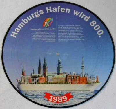 LP Picture Disc Hamburgs Hafen wird 800 - 1989 - mit Freddy Quinn Heidi Kabel... - Bild 1 von 3